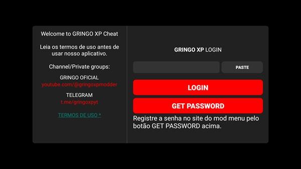 Gringo XP Login